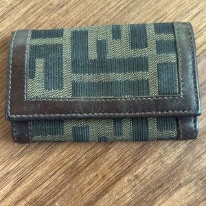 Fendi Zucca key holder